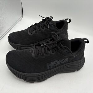 Hoka One One  Gaviota 5 Shoes Womens 12 Wide D Triple Black Running Sneakers